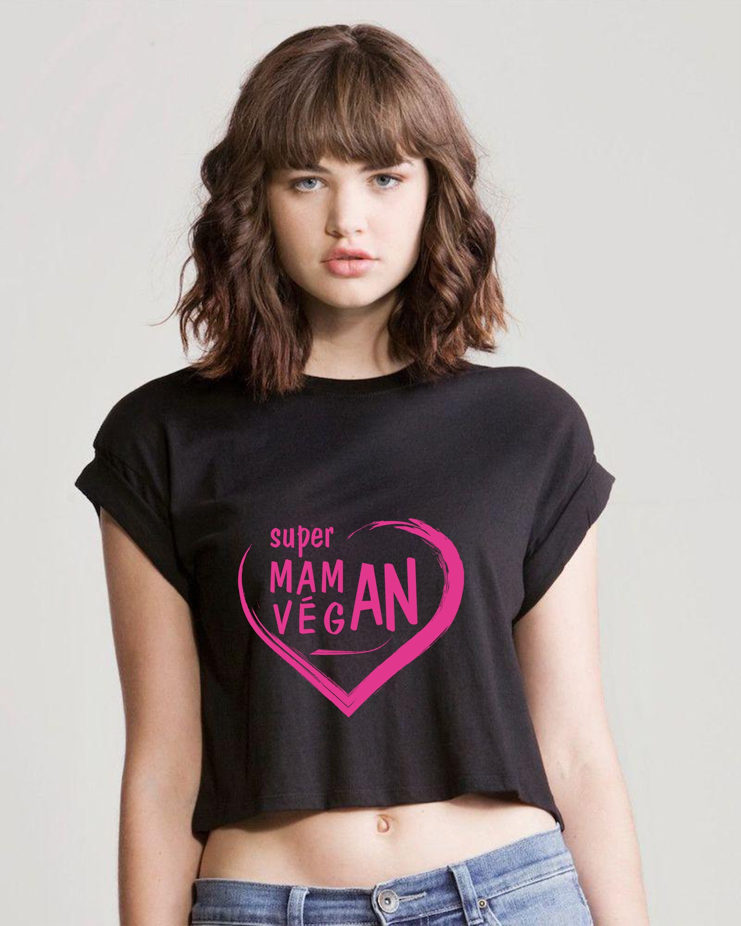 Crop Top Femme 100% Coton bio
