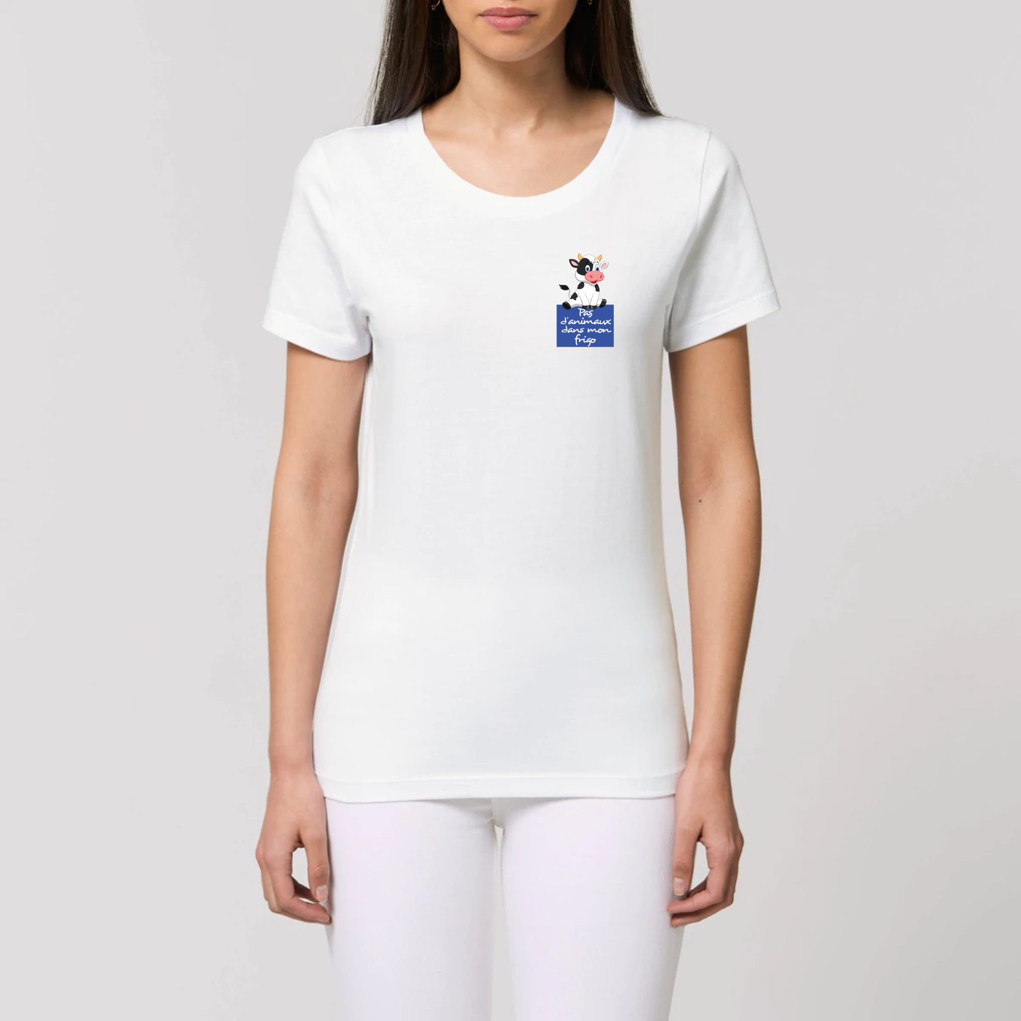 T-shirt à rayures multicolores pour fille - 100% coton bio